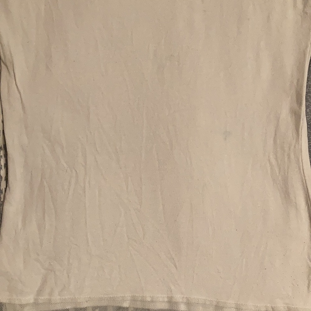 White sequins/lace trim top - Picture 6 of 6